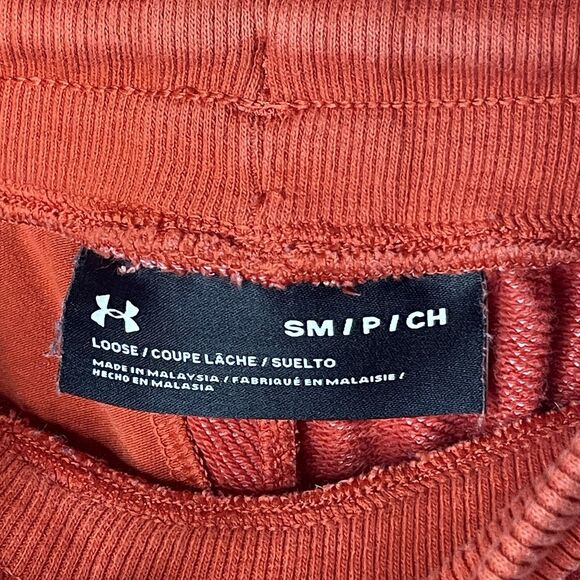 Under Armour Shorts Men’s Small Red UA X Project Rock Respect Gym - Picture 3 of 3